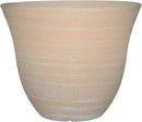 Classic Home and Garden Honeysuckle Resin Flower Pot Planter, Beige, 13" by GreenHaven Gardens