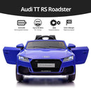 Kids Electric Car, Licensed Audi 6V Kids Ride on Toy Car for Toddlers with Remote - Dark Blue by TinyTreasures Baby Boutique