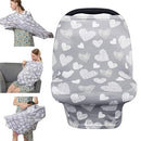 Yoofoss Nursing Cover Breastfeeding Scarf - Baby Car Seat Covers, Infant Stroller Cover, Strechy Carseat Canopy for Boys and Girls by TinyTreasures Baby Boutique