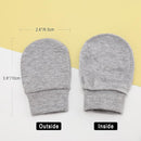 BQUBO Newborn Infant Toddler Mittens No Scratch Cotton Elastic Wrist Gloves Hypoallergenic for 0-6 Months Baby Boys Girls by TinyTreasures Baby Boutique
