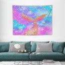 HZOHNAGO Mermaid Scales Tapestry Colorful Shiny Scales Mermaid Tail Pattern Printed Wall Tapestry Wall Hanging for Bedroom Living Room Dorm 40" W x 30" H by CozyNest Decor