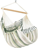 LA SIESTA® - Large Comfort Domingo Hammock Swing Chair - Weather & Tear Resistant Hanging Hammock Chair - Indoor Outdoor Hammock Chair Swing - Patio Porch Bedroom Hanging Chair - Max 285 Lbs, Cedar by GreenHaven Gardens