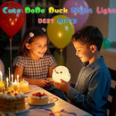 DREAMING MY DREAM Cute Duck Lamp,Do Do Duck Night Light,Silicone Squishy Nursery Bedside Lamp,USB Rechargeable Touch Table Lampfor Bedrooms, Living Room Decor Gift Toy by TinyTreasures Baby Boutique