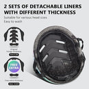 Skateboard Bike Helmet for Adults Women Men Youth Kids (2-3-5-8-14+ Years Boys Girls) - Lightweight Multi-Sport Adjustable Helmets for Bicycle Skateboard Scooter Skate Cycling by TinyTreasures Baby Boutique