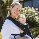 Momcozy Baby Carrier with Hip Seat, 2-in-1 Forward-Facing Carry for Active Babies, Detachable Hands-Free Infant Carrier up to 44lbs, All Seasons Toddler Carrier Fits Waist Sizes up to 45 Inches, Black by TinyTreasures Baby Boutique