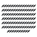 Dnyta 100pcs Barb Fittings PVC for 1/4 Inch Irrigation Tubing Drip Irrigation Barb Fittings Irrigation Tubing Connector Drip Irrigation Barbed Coupling for Plant Drip or Yard Spray Irrigation by GreenHaven Gardens