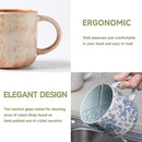 12 OZ Coffee Mugs Set of 4, Modern Ceramic Coffee Mugs Set with handle for Tea/Latte/Cappuccino/Milk/Cocoa. by CozyNest Decor