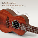 Raimy Kids Guitar Ukulele - 21in Ukulele Guitar Toys for Kids Ages 3 4 5 6 7+ Year Old Boys Girls Simulated Sound Quality Music Instruments Learning Education (Mahogany) by TinyTreasures Baby Boutique
