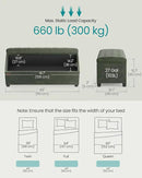 SONGMICS Velvet Storage Ottoman Bench, Foot Rest with Legs, 15.7 x 43 x 15.7 Inches, End of Bed Bench, Storage Chest, Load up to 660 lb, for Living Room, Bedroom, Entryway, Forest Green ULSF089C01 by CozyNest Decor