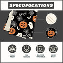 XCHI Boo Spooky Ghost Pumpkin Halloween Table Runner Burlap Table Decoration for Home Kitchen Dining Dinner Indoor Holiday Farmhouse Decor 13x48 Inch by CozyNest Decor