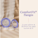 Lansinoh Manual Breast Pump, Hand Pump with Comfortable Flange, Includes 5oz Baby Bottle with Slow Flow Nipple, Breastfeeding Essentials by TinyTreasures Baby Boutique