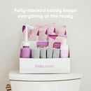 Frida Mom 15pc Labor & Postpartum Kit Gift Set for Baby Showers & Mom to Be, Includes Peri Bottle, Nursing Gown, Disposable Underwear, Ice Maxi Pads, Pad Liners, Perineal Foam, Socks & Toiletry Bag by TinyTreasures Baby Boutique