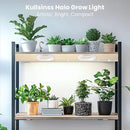 6" Ceiling Grow Lights for Indoor Plants, 168 LEDs Full Spectrum Grow Light, Halo Under Cabinet Plant Growing Lamp with 6/12/16H Auto Timer, 3 Spectrum Modes, 5 Brightness Levels (2-Head) by GreenHaven Gardens