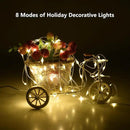 300 LED Fairy Lights Plug in - 100ft Waterproof Twinkle Lights for Bedroom, Outdoor & Indoor, 8 Modes Timer String Lights with Adapter - Warm White LED Fairy Lights for Garden, Christmas Decor by GreenHaven Gardens