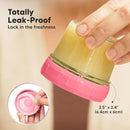 KeaBabies 12pk 4oz Glass Baby Food Containers with Lids - Leak-Proof, Microwavable Small Glass Jars, Baby Purees & Toddler Snack Storage Containers, BPA-Free, Dishwasher & Freezer Safe (Sunset) by TinyTreasures Baby Boutique