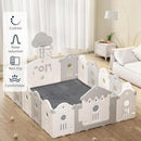 ACOMOPACK Baby Play Mat for Floor 1.3" Thick Memory Foam Play Mat 71"×79" Tummy Time Crawling with Non-Slip Bottom for Living Room,Nursery,Soft Velvet Playpen Mats for Kids,Infants（Dark Grey） by CozyNest Decor