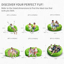 Bean Bag Chair for Adults 6FT,Soft Removable Cover for Teens/Girls Bedroom,Fluffy Giant Round Floor Beanbag Lounger Chairs (No Filler,Green) by CozyNest Decor