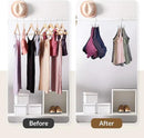 ZEDODIER Tank Top Hanger, Rotatable Bra Organzier for Closet, Max 24 Storage Capacity Sport Bra Holder, Metal Space Saving Closet Organizers and Storage, Silver by CozyNest Decor