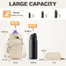 Water Bottle Carrier Bag with Strap, Water Bottle Holder Crossbody Bags for Women Men for Walking, Hiking,Cycling by TinyTreasures Baby Boutique