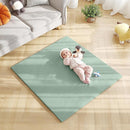 Baby Play Mat 48"x48" – Thick, Non-Slip Foam Mat for Babies and Toddlers. Foldable, Scrubbable, Odorless, and Soft, Ideal for Playpens, Crawling, and Indoor Playtime-Green by TinyTreasures Baby Boutique