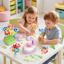 Hetbls Fabric Flower Bouquets Toys, Arts and Crafts Kits for Kids Age 3-12, Educational Gifts for 3 4 5 6 7 8 9 10 11 12 Year Old Toddler Girls, Great for B-Day Birthdays Activities Holidays Parties by TinyTreasures Baby Boutique