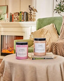 M&SENSE Cherry Blossom Scented Spring Candle, 19.4oz 110 Hours Long Lasting Natural Soy Wax Stress Relief Aromatherapy Romantic Candle for Women & Bedroom Decor by CozyNest Decor
