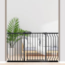 Baby Gates Extra Wide 53-57.5 Inch Large Baby Gate for Stairs Tension Pet Dog Gates Indoor for Doorways No Drilling Pressure Mounted Pet Gates for Kids by TinyTreasures Baby Boutique