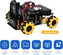 Robot Kit with 3MP Camera, Robotics Kit for Kids Ages 8–12 12-16 Compatible with Arduino & Scratch, App & Remote Control, STEM Toys Coding Robot Kit, Gift for Kids, Teens and Adults by TinyTreasures Baby Boutique