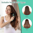 Curl Defining Brush, Curly Hair Brush, Slick Back Hair Brush, For Combing and Shaping Curls in All Hairstyles to Reduce Pulling (Green) by TinyTreasures Baby Boutique