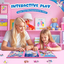 Magnetic Jigsaw Puzzles for Toddlers Kids 3-8 Girls,(3 36-Pieces) Travel Puzzles Toys for Kids Ages 4-6,Take-Along Car Airplane Road Trip Activities Game for 3 4 5 6 7 8 Year Old Birthday Gift by TinyTreasures Baby Boutique