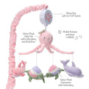 Lambs & Ivy Sea Dreams Dolphin/Turtle Musical Baby Crib Mobile Soother Toy by TinyTreasures Baby Boutique