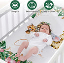Personalized Baby Crib Bedding Set - Custom Name Lions Design 3 Pcs Set - Soft Blanket with Double Layer Dotted Backing, Fitted Sheet, Room Rug for Newborns Boys Girls Shower Gift by TinyTreasures Baby Boutique