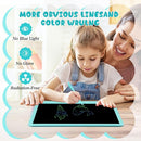Decute Kids Toys LCD Writing Tablet with Stylus, 15 Inch Erasable Toddlers Doodle Board, Reusable Drawing Pad for Kids, Educational Christmas Birthday Gift for 3 4 5 6 7 8 Girls Boys Toddler Blue by TinyTreasures Baby Boutique