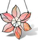 Stained Glass Window Hanging - Double-Layered Tiffany Flowers Suncatchers for Windows Hanging,Floral Sun Catcher for Plant Lovers Mothers Day Anniversary Love Gift by GreenHaven Gardens