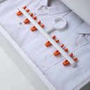 Clothes Hanger 2 Pack Clothes Drying Racks Windproof for Drying Socks Bras Underwears Baby Clothes Hats Scarfs Towels Pants and Gloves Diaper Grey Orange by TinyTreasures Baby Boutique