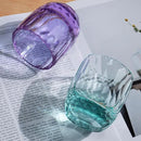 KAMMAK Crystal Whiskey Glasses Set of 2, 7oz Old Fashioned Glasses Stemless, Hand Blown Colored Cocktail Glasses, Engagement Gifts for Couples, Women, Men by CozyNest Decor