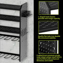 KAFAHOM Power Tool Organizer,Large 8 Drill Holder Wall Mount with 2 Side Pegboards,5 Layer Metal Tool Storage Rack with 12 Hooks,Tool Shelf for Garage Organization,Utility Battery Shelves - Black by GreenHaven Gardens