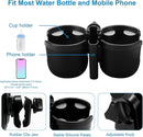 Accmor Stroller Cup Holder with Phone Holder, Universal Cup Holder for Uppababy Nuna Doona Strollers, 2-in-1 Bottle Phone Holder for Bike, Wheelchair, Walker, Scooter by TinyTreasures Baby Boutique