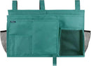 Surblue Caddy Hanging Organizer Bedside Storage Bag for Bunk and Hospital Beds, Teal, L by CozyNest Decor