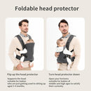 Baby Sling Carrier,4-in-1 Ergonomic Baby Backpack Front Carrier,Newborn to Toddler Wrap Lightweight Adjustable Baby Sling,Grey by TinyTreasures Baby Boutique