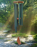 Wind Chimes Outdoor Large Deep Tone,Sympathy Wind Chime Outdoor, Memorial Wind-Chime with 6 Tuned Tubes, Elegant Chime for Garden, Patio, Balcony and Home Decor, Matte Green by CozyNest Decor