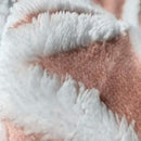 UKELER Luxury Soft Sherpa Throw Blanket Comfort Fuzzy Soft Sherpa Fleece Blanket for Bed/Couch/Sofa/Office/Camping, 60'' x 50'', Pink by CozyNest Decor