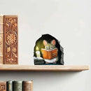 Mouse Reading Book, Wall Decor Sticker Decal, Kids Room, Classroom, Home, Bedroom, Bookcase, Book Lover, of Mice and Men, Children, Adorable, (Mouse Reading Book) by CozyNest Decor