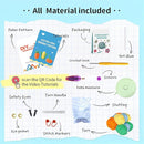 Utook Crochet Kit for Beginners, Crochet Vegetable Kit,Beginner Crochet Kit for Adults and Children, with Instructional Videos and Paper Tutorials, Handmade Crafts, Holiday Gifts (Vegetable) by TinyTreasures Baby Boutique