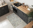 Keen Home Design 2x3 Rug - Machine Washable Entry Rug with Non-Slip Backing, Ideal for Enteryway, Kitchen, Bathroom, Laundry Room - Vintage, Easy Clean, Durable, Low Pile Rug - (2' x 3') by CozyNest Decor