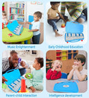 EASTROCK Professional Glockenspiel, 25 Notes Xylophone for Kids, Xylophone Instrument Music Teaching, Gifts, Perfectly Percussion Instrument Blue by TinyTreasures Baby Boutique