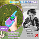 Vvinca Rechargeable Walkie Talkies for Kids 4 Pack, 5-7 Year Old Boy Toys Long Range 22 Channels 2 Way Kids Walkie Talkie with Flashlight for Camping Hiking Indoor Outdoor 3 4 5 6-12 Girl Boy Gift by TinyTreasures Baby Boutique