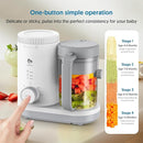 Baby Food Maker Bellababy Baby Food Processor, Puree Blender Steamer with Reversible Steam Basket, One Button Easy Operation & Large Opening for Easy Cleaning by TinyTreasures Baby Boutique