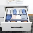 Utoplike 4 PCS Bamboo Kitchen Drawer Dividers(Fits 15"-17.7" Drawer Inner Size), Adjustable Drawer Organizers for Socks, Spring Loaded, Works in Drawer for Bedroom, Dresser by CozyNest Decor