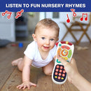 My Remote, My Program – Baby Remote Control Toy for 6 Months Old and Up – 20 Unique Learning Remote Buttons, Plays Baby Music Tunes, Flashing Lights, BPA Free and More by TinyTreasures Baby Boutique